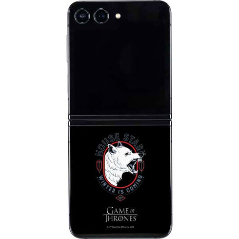 Game of Thrones: House Stark Direwolf Galaxy Z Flip5 5G Skin